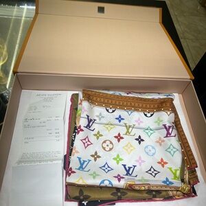 Louis Vuitton Multicolor Monogram Murakami Scarf